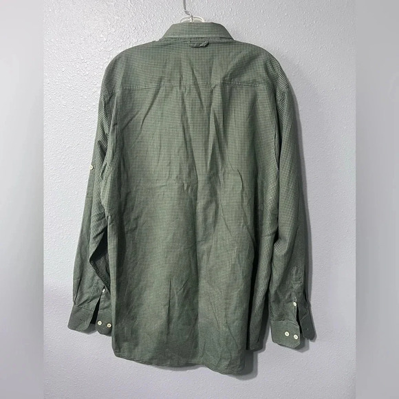 Southern Tide Button Down Shirt Men's Sz LG Green Plaid Classic Fit Work Wear. - Picture 2 of 5